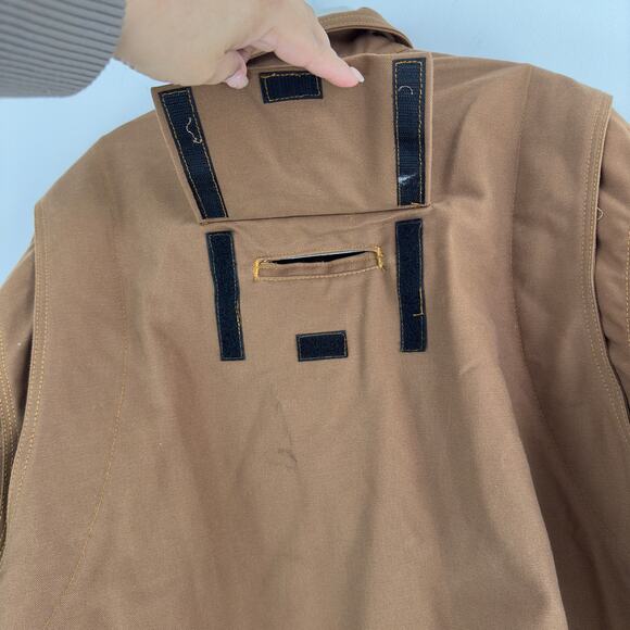 Riverside Protect‎ Apparel Flame Resistant heavy duty brown work jacket Men L - Picture 8 of 16